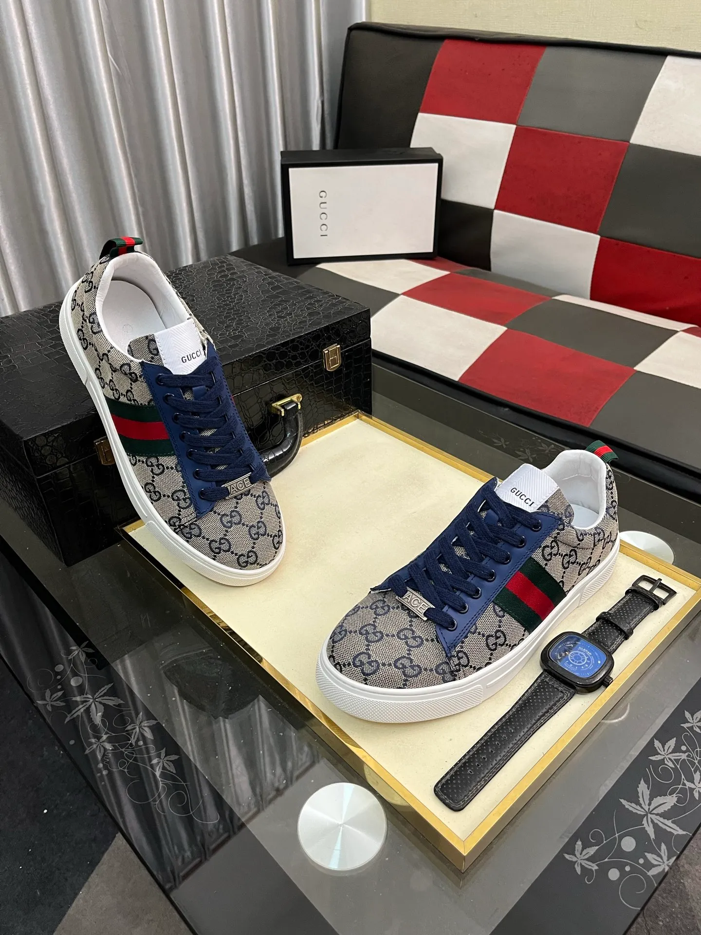 Men's Men's Shoes💰420⌚️⌚️【GUCCI】Gucci men's latest white shoe series casual shoes! The official website is built 1:1. Upper: Made of imported cowhide, with electric embroidery ➕Inner lining: Made of high-quality first-layer pigskin, soft and comfortable. Picky material selection and exquisite workmanship give you the best enjoyment. Size: 38-443️⃣Colors available
